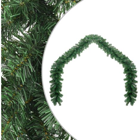 Weihnachtsgirlande,Weihnachtskranz,Weihnachtsdekoration für Innen und Außen PVC 10 m CIW16577