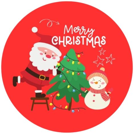 Weihnachtskerzenaufkleber Nr. 2 – 20 Stück