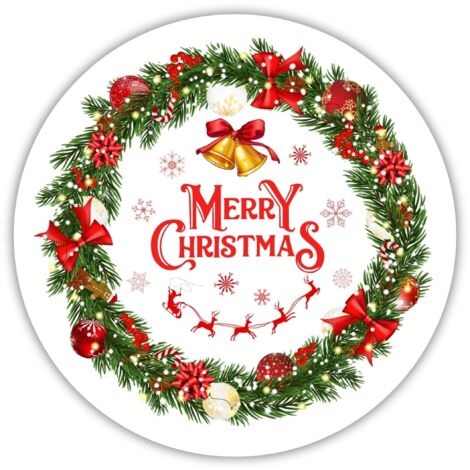 Weihnachtskerzenaufkleber Nr. 3 – 20 Stück