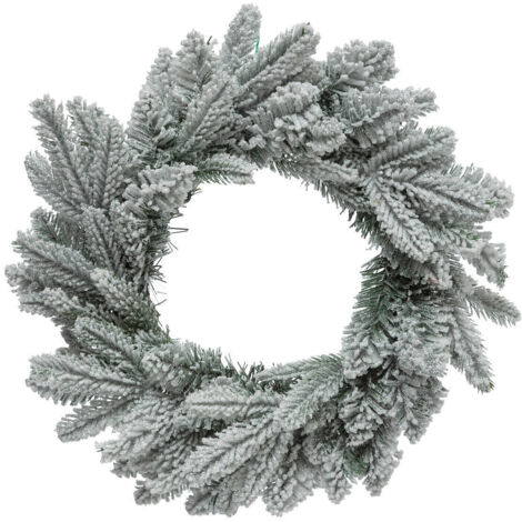 Weihnachtskranz, Tannenzweige mit Schnee, Ø 40 cm