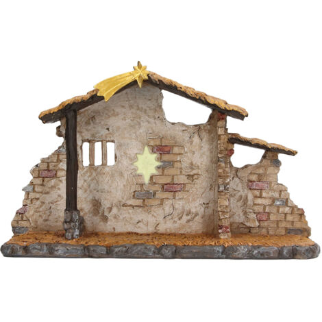 Weihnachtskrippe mit feinen und lebendigen Details, Krippenfigur als Weihnachtsgeschenk für die Bürodekoration