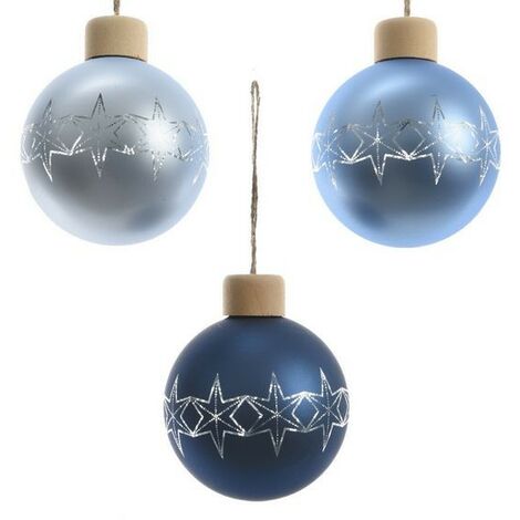 Weihnachtskugel aus Glas, Durchmesser 8 cm. Einzelstück