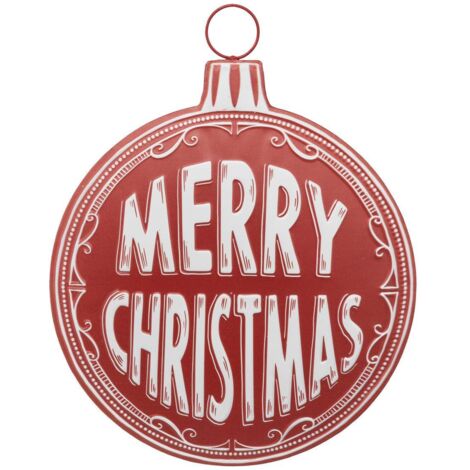 Weihnachtskugel Merry Xmas aus Metall H50cm - Atmosphera créateur d'intérieur