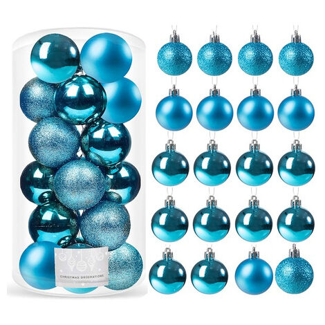 Weihnachtskugeln 4 cm Christbaumkugeln Kunststoff 20 Stück