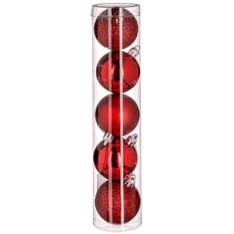 Weihnachtskugeln, Ø 5 cm, 5er-Set
