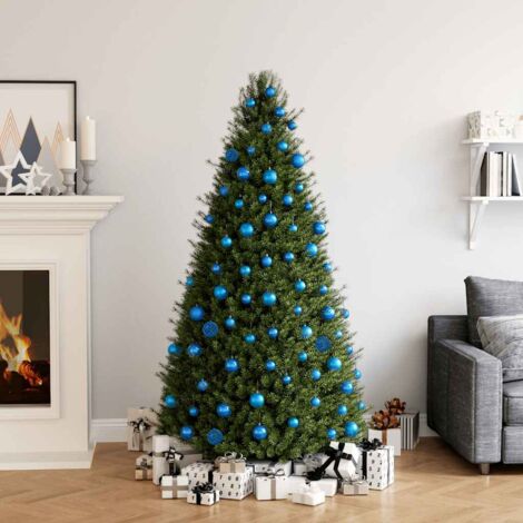 Weihnachtskugeln Set 100 Stück Blau