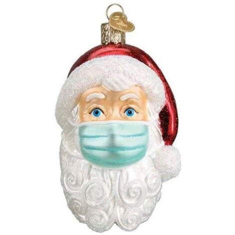 Weihnachtsmann aus Kunstharz für Weihnachtsbaumschmuck, Ornamente und Weihnachtsgeschenke