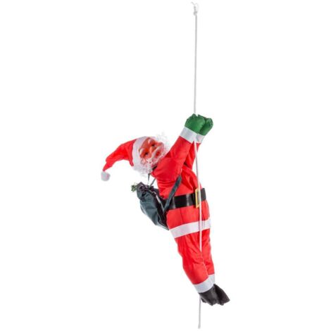 Weihnachtsmann Kletterer mit Seil H.60cm - Feeric lights & christmas
