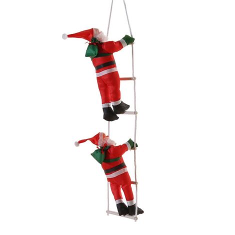 Weihnachtsmann-Treppenhaus-Baumschmuck-Anhänger für den Innen- und Außenbereich