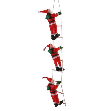 Weihnachtsmann-Treppenhaus-Baumschmuck-Anhänger für den Innen- und Außenbereich