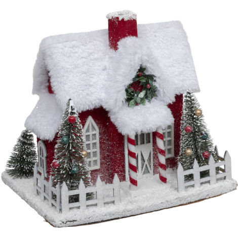 FÉÉRIC LIGHTS AND CHRISTMAS Weihnachtsmannhaus, 24 x 18,5 cm