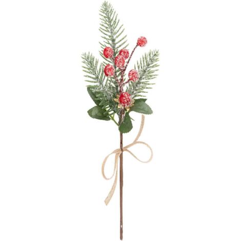 Weihnachtsmotiv Beerenzweig rot H20cm - Feeric lights & christmas