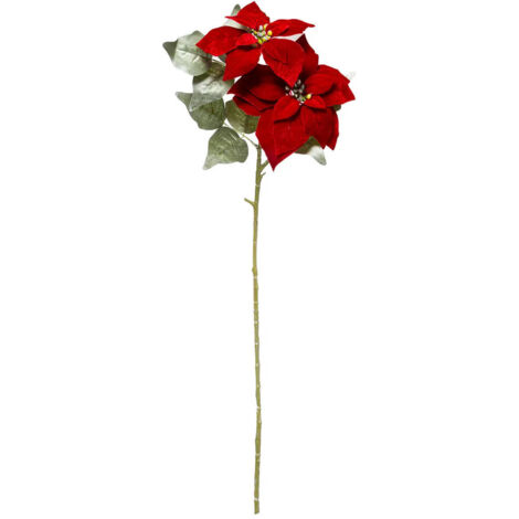 Weihnachtsstern, künstliche Dekoblume, 75 cm