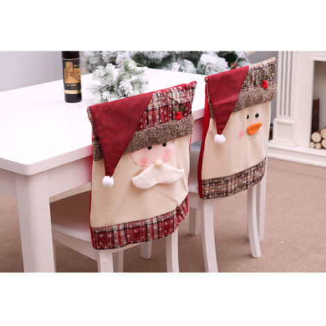 Weihnachtsstuhlüberzug, Schutzhülle für Stühle, Partystuhl.