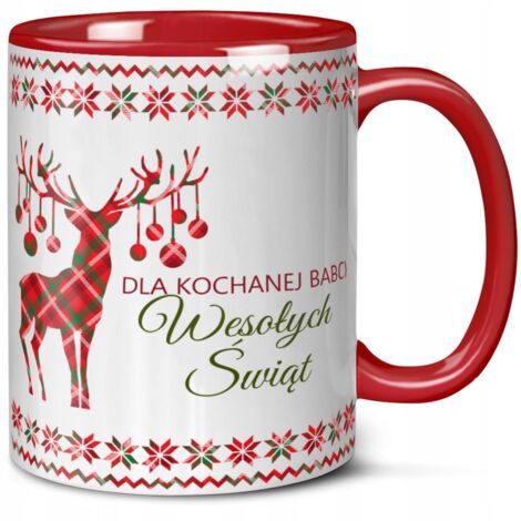Weihnachtstasse als Geschenk für Oma, Heiligabend, Weihnachten