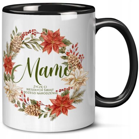 Weihnachtstasse – Ein Geschenk von Sohn und Tochter für die Mutter am Heiligabend
