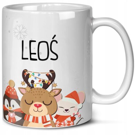 Weihnachtstasse für ein Kind als Geschenk mit schönem Namensaufdruck + Name