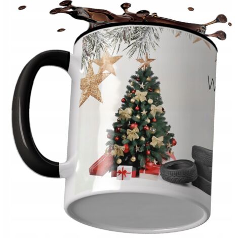 Weihnachtstasse „Präsident für Chef, Papa, Mama“ – superlustiger Aufdruck