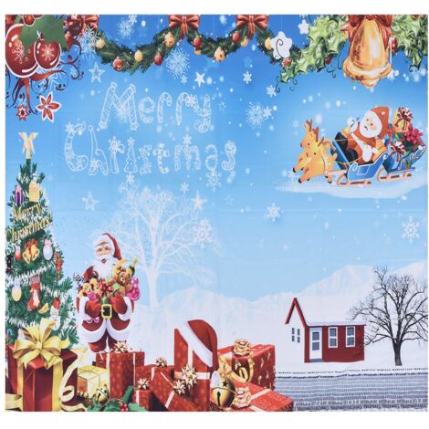 Weihnachtsteppich 230 x 180 cm – Weiche und funkelnde Wanddekoration, ideales Geschenk