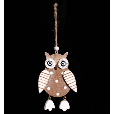 Weihnachtsthema Owl Hanging Leg -