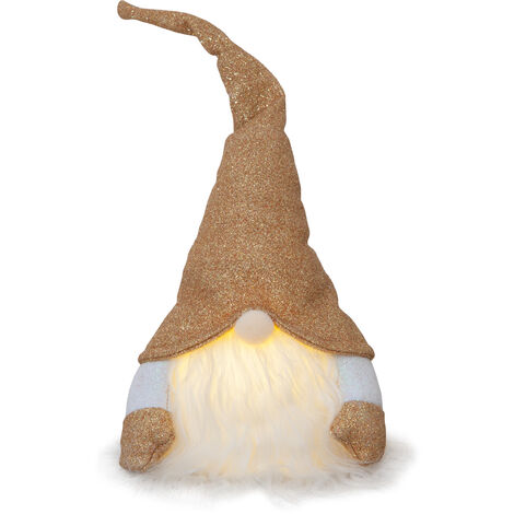 Weihnachtswichtel -Joylight', gold, LED, 28cm