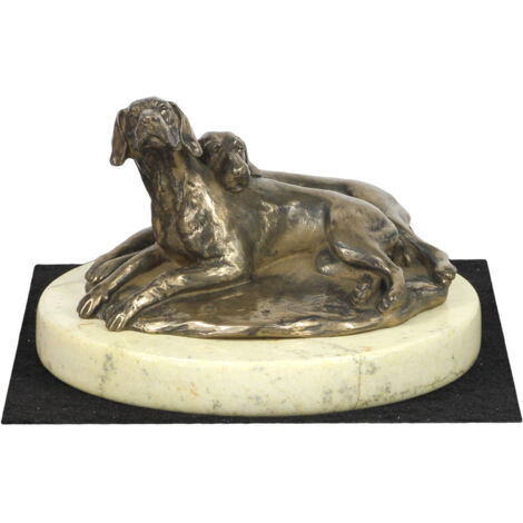 Weimaraner - statuetta di un cane, figura di una sagoma di cane, trofeo per una mostra canina del marchio Art-Dog