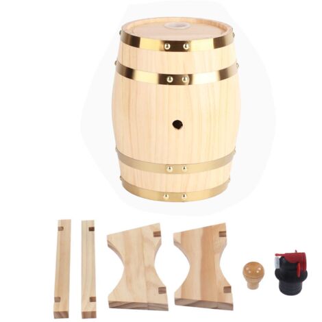 Weinfass aus Kiefernholz zur Reifung, Bierfass aus Holz für Bar, Restaurant und Grill