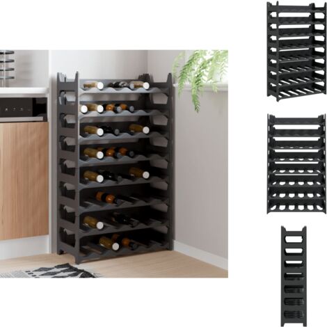 Weinregale - Living Weinregal für 48 Flaschen PP Stapelbar