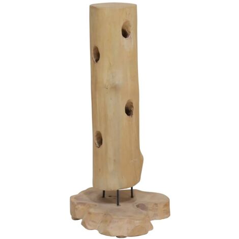 Weinständer für 8 Flaschen 40x30x80 cm Massivholz Teak vidaXL