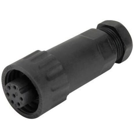 Weipu 814058 Connettore circolare Presa dritta Serie: WA Tot poli: 6 + PE 1 pz.
