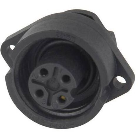 Weipu 814061 Connettore circolare Presa verticale Tot poli: 3 + PE Serie (connettore circolare): WA 1 pz.