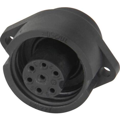Weipu 814063 Connettore circolare Presa verticale Tot poli: 6 + PE Serie (connettore circolare): WA 1 pz.