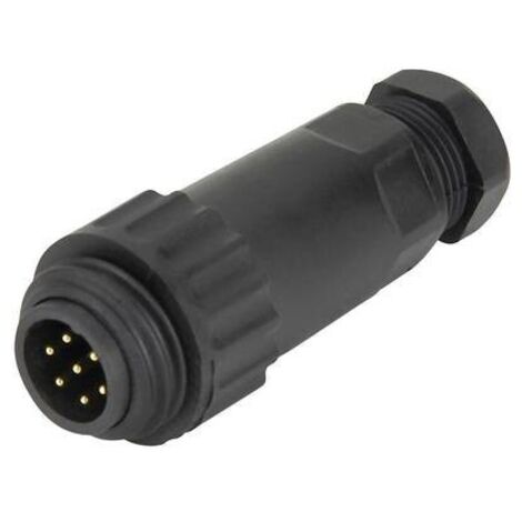 Weipu 814086 Connettore circolare Spina dritta Tot poli: 6 + PE Serie (connettore circolare): WA 1 pz.