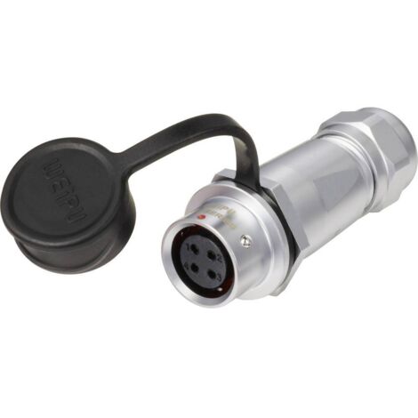Weipu SF1211/S4 I Connettore circolare Giunto dritto Tot poli: 4 Serie (connettore circolare): SF12 1 pz.