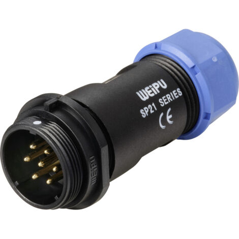 Weipu SP2111 / P 7 II Rundstecker Stecker, gerade Gesamtpolzahl: 7 Serie (Rundsteckverbinder): SP21