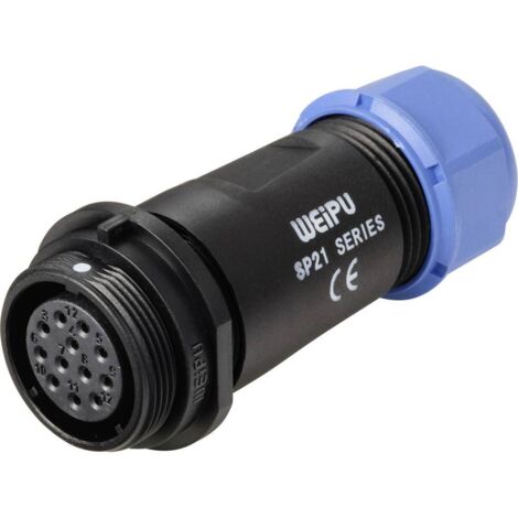 Weipu SP2111 / S 12 II Connettore circolare Presa dritta Tot poli: 12 Serie (connettore circolare): SP21 1 pz.
