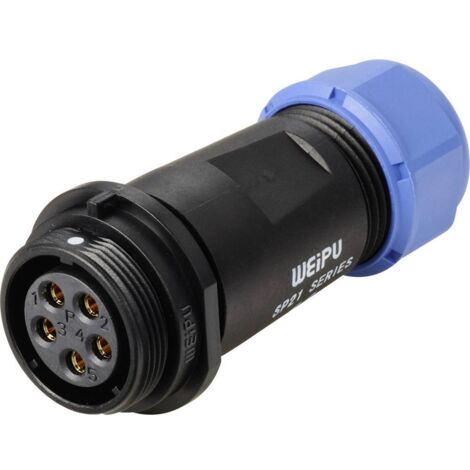Weipu SP2111 / S 5 Connettore circolare Presa dritta Tot poli: 5 Serie (connettore circolare): SP21 1 pz.