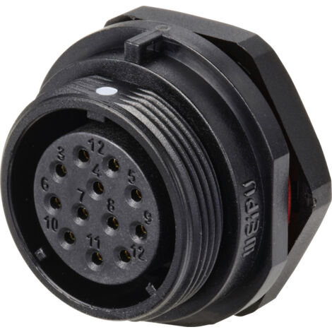 Weipu SP2112 / S 12 Rundstecker Buchse, Einbau Gesamtpolzahl: 12 Serie (Rundsteckverbinder): SP21  1