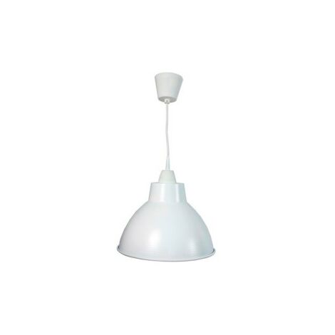 Weiss aluminium pendelleuchte e27 30x100 cm