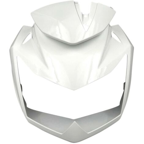 Weiß Motorrad Obere Vordere Kopf Hals Scheinwerfer Abdeckung Verkleidung Gugel Nase Für Z-750 Z750 2007-2012