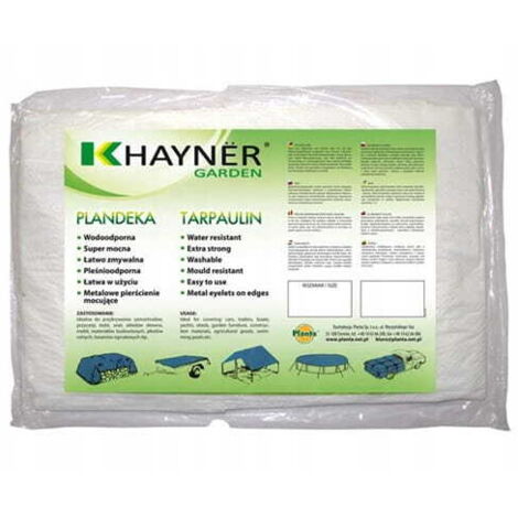 Weiße Abdeckplane 2x3m Dauerhafter Schutz