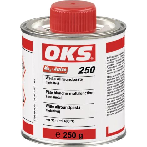 Weiße Allroundpaste OKS 250 weiß 250g Pinseldose OKS
