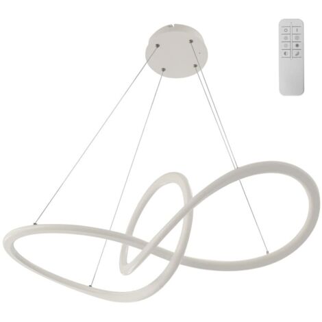 Weiße Dunia LED-Deckenleuchte 53W 4600 Lm