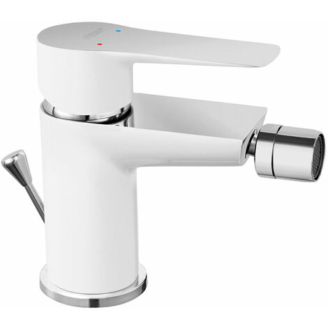 Weisse Einhebelmischer Bidetarmatur Badarmatur Bad Wasserhahn für das Bidet Serie "ADORE"