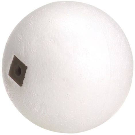 Weiße Korkboje 3/8" x 9 Ø mm. Gewinde 3/16"