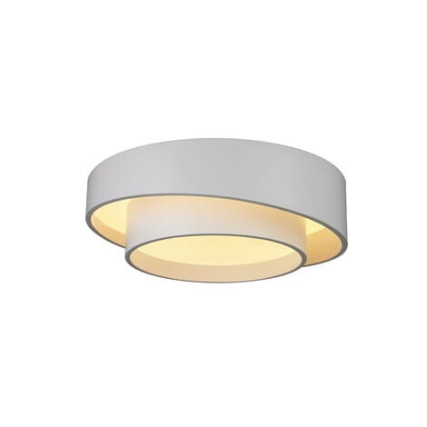 Weiße LED-Deckenleuchte 50cm weiß