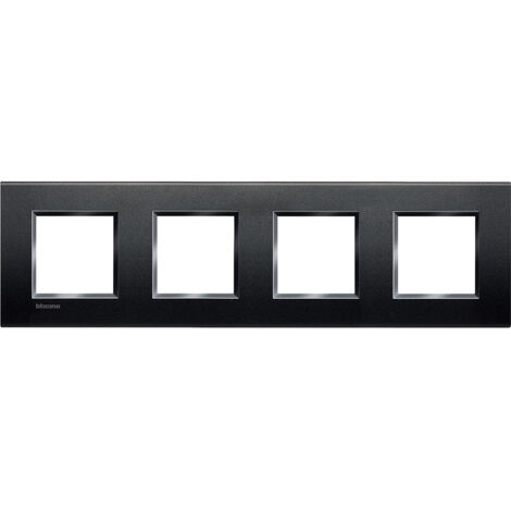 Weiße Livinglight quadratische Platte 2 x 4 Module LNA4802M4BI