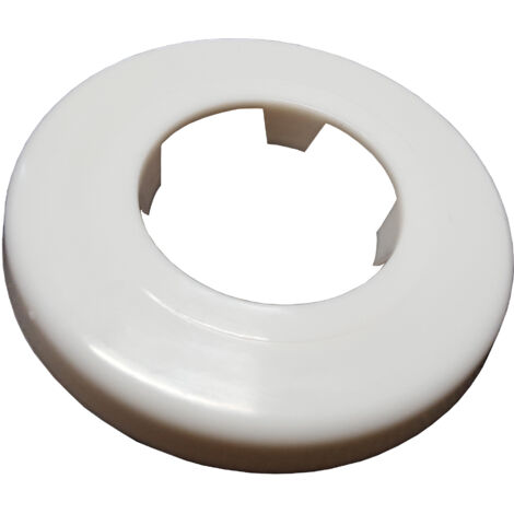 Weiße Rosette 40 mm