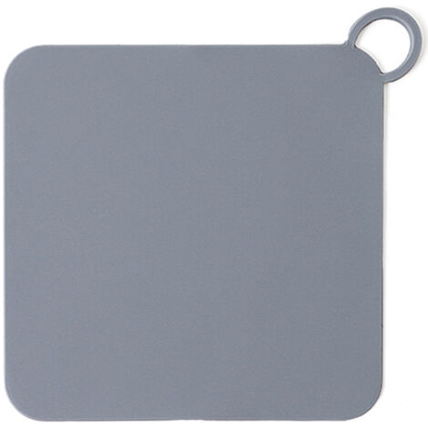 Weiße Silikon-Abflussdichtung 12×12 cm, geruchs- und birnendicht, für Bad und Küche – 1 Stück