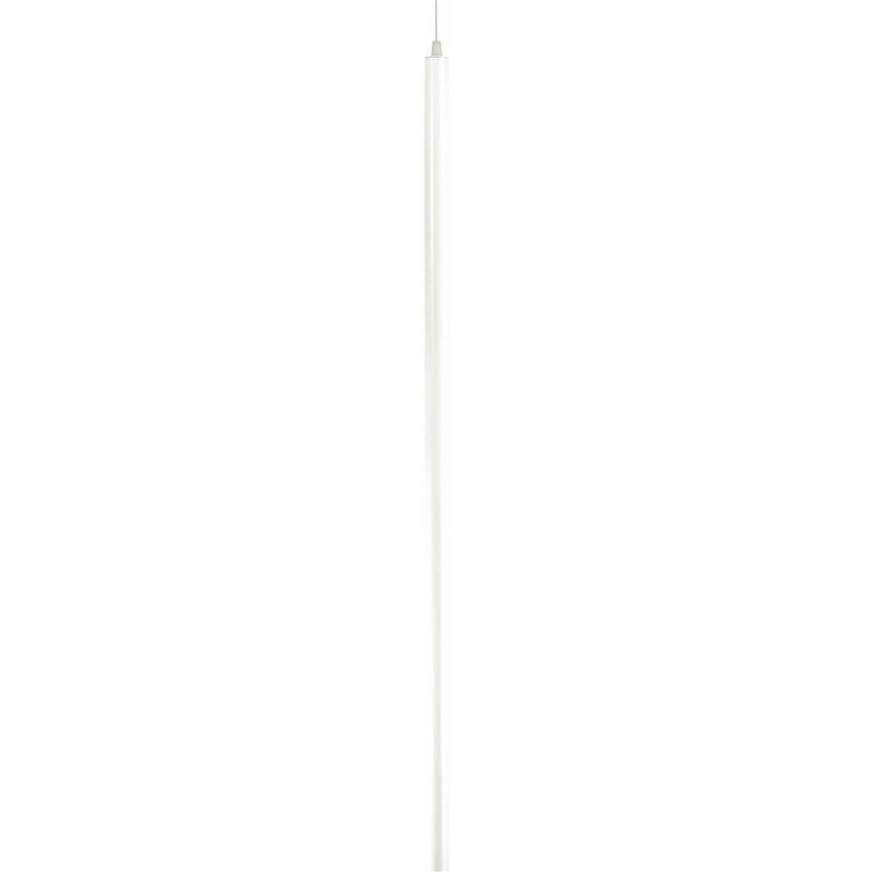 01-ideal Lux - Weiße ULTRATHIN Pendelleuchte 1 Glühbirne